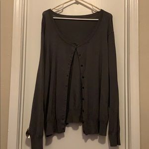 Grey cardigan